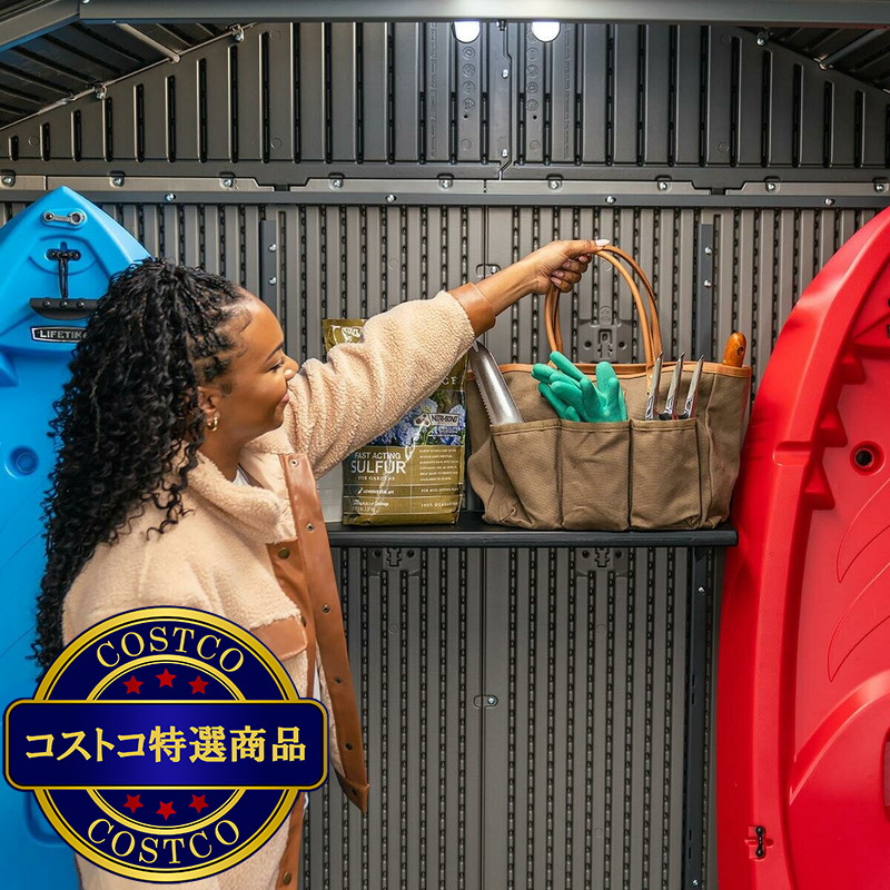 (コストコ) LIFETIME 7 x 14 フィート (2.1 x 4.3 m) 屋外用物置 - 画像 (3)