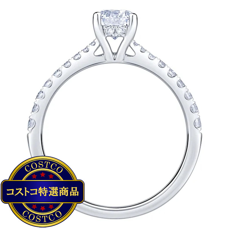 (コストコ) プラチナ 1.00カラット ダイヤモンド リング - 画像 (3)
