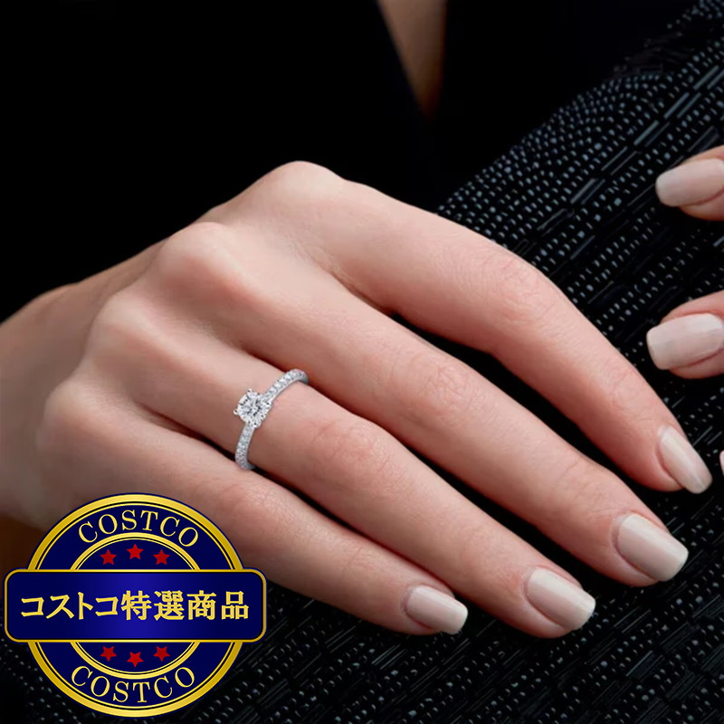 (コストコ) プラチナ 1.00カラット ダイヤモンド リング - 画像 (4)