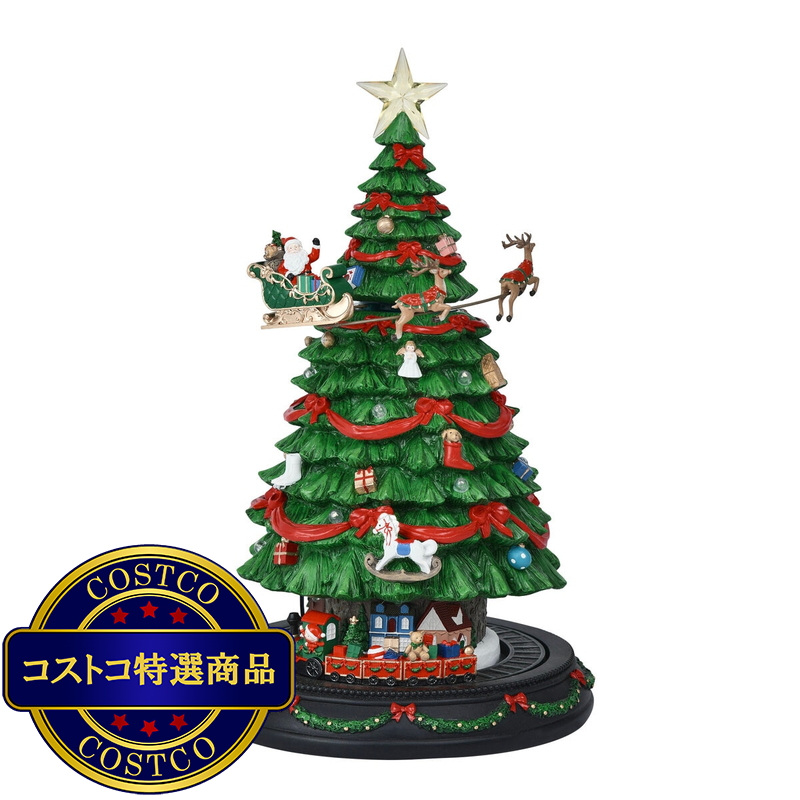 (コストコ) 回る レジン クリスマスツリー - 画像 (2)