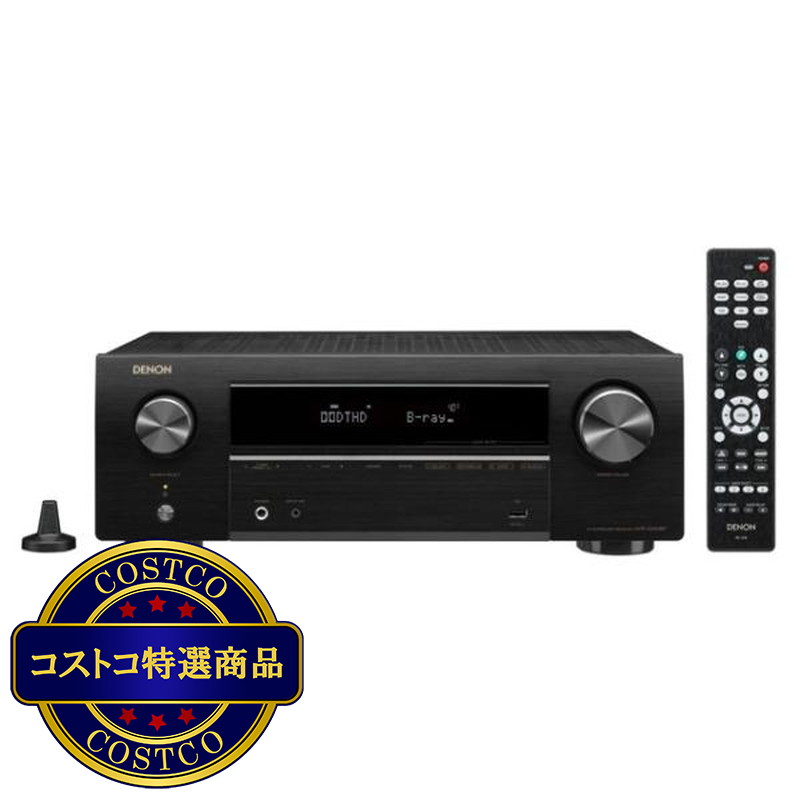 (コストコ) Denon 5.2CH AVサラウンドレシーバー AVR-X550BT