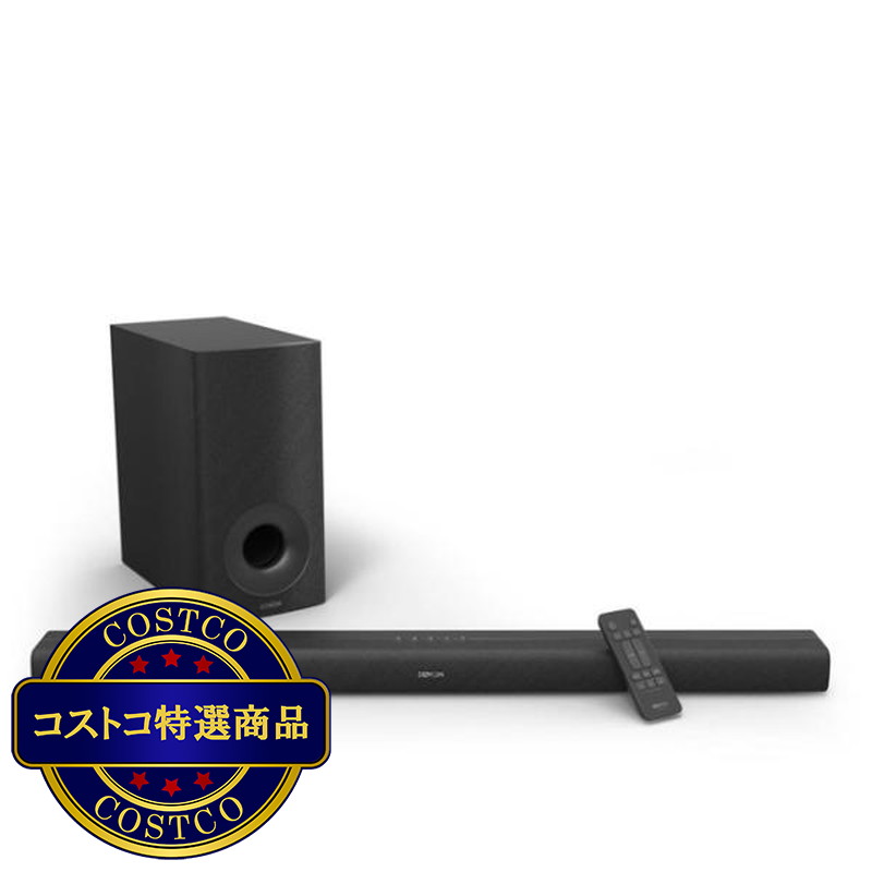 (コストコ) Denon 2chサウンドバー& ワイヤレスサブウーハー 2.1chシステム DHT-S316K - 画像 (2)