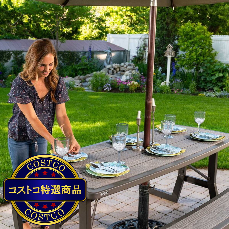 (コストコ) LIFETIME ピクニックテーブル - 画像 (4)