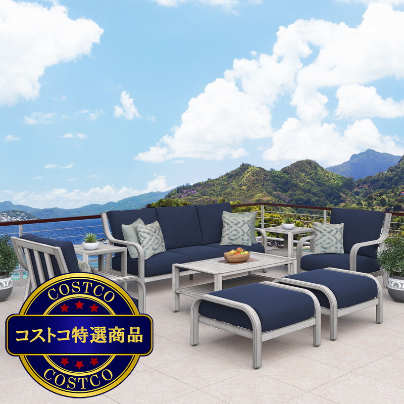 (コストコ) CATALINA 8ピース ソファーセット ブルー