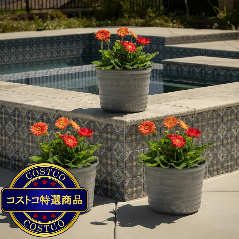 Trendspot Forum 樹脂製プランター 12寸 3個セット - 画像 (3)