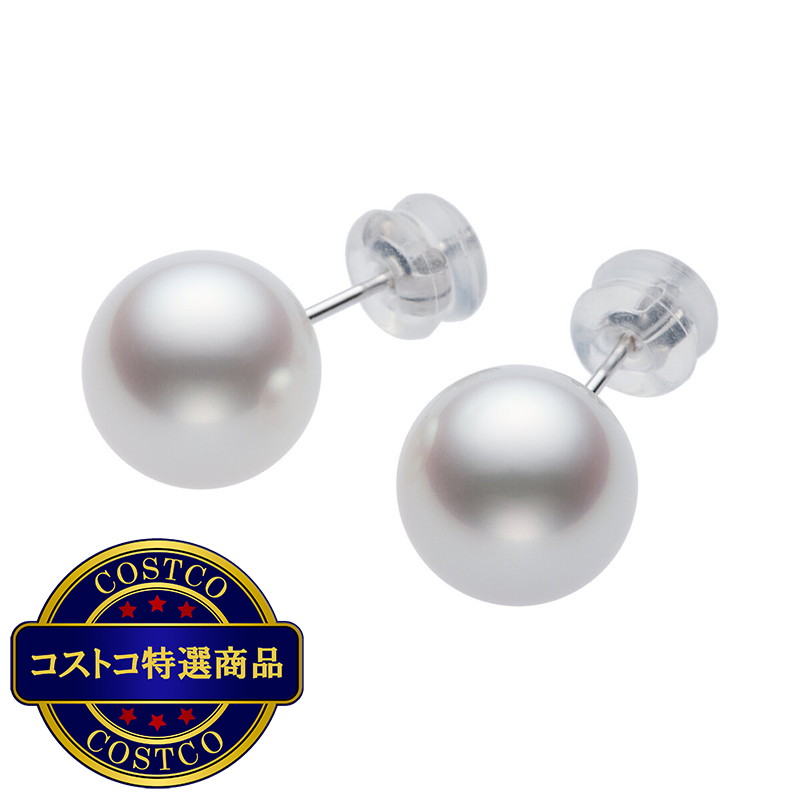 (コストコ) 白蝶 真珠 ピアス 11mm - 画像 (2)