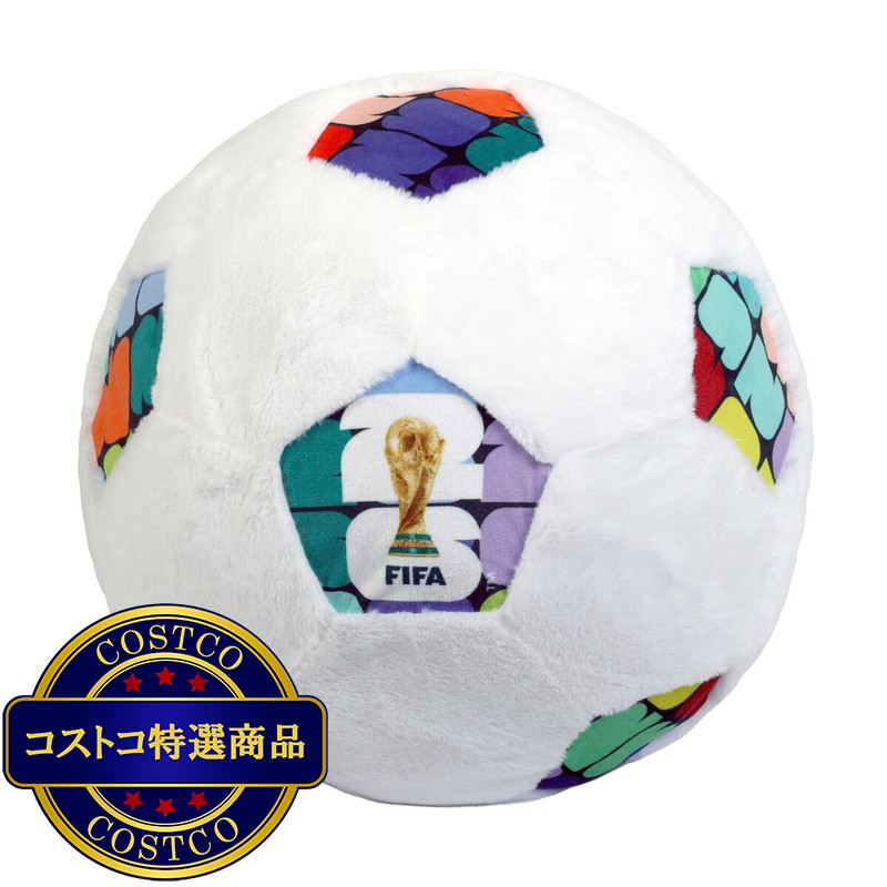 (コストコ) FIFA ワールドカップ サッカーボール クッション カラー