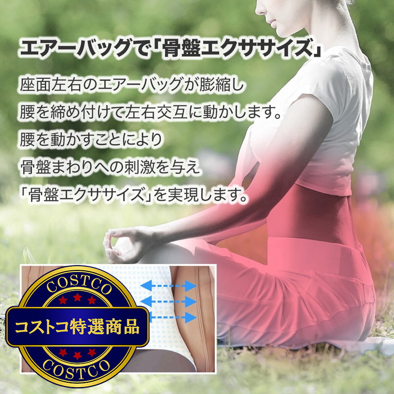 (コストコ) シンカ コンパクトマッサージチェア サーク - 画像 (4)