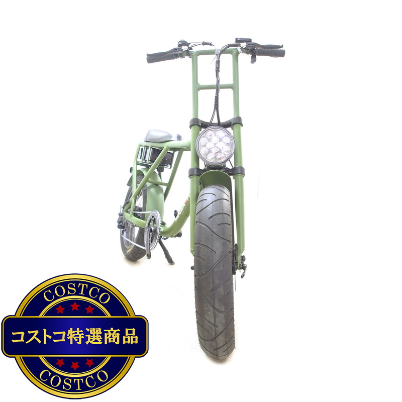 (コストコ) ROCKA FLAME 20インチ 電動アシスト ファットバイク MAKAMI マットカーキ - 画像 (3)
