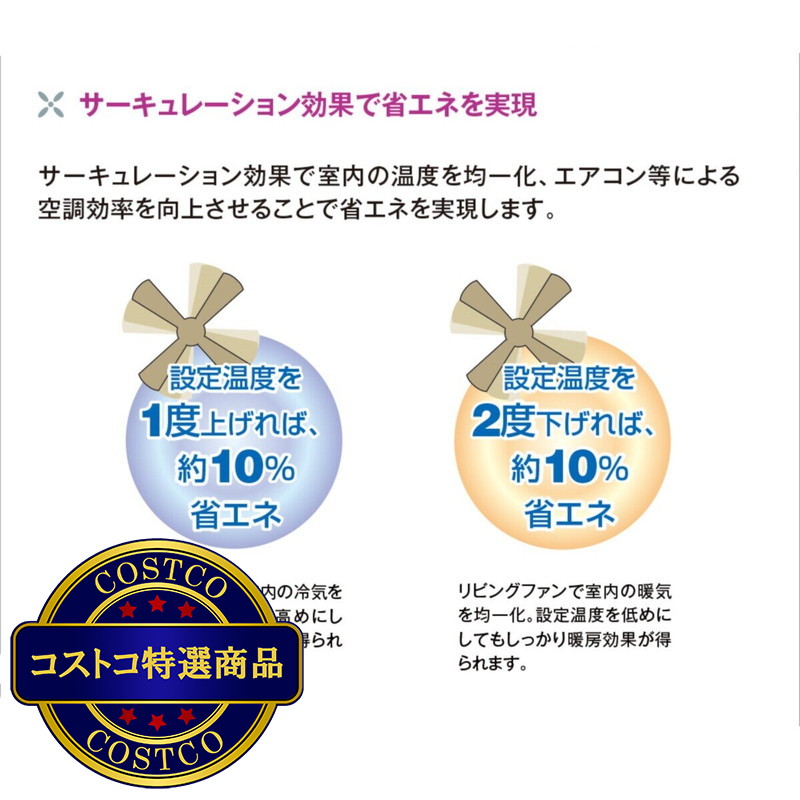 (コストコ) 大光電機 シーリングファン CSF-082 - 画像 (4)
