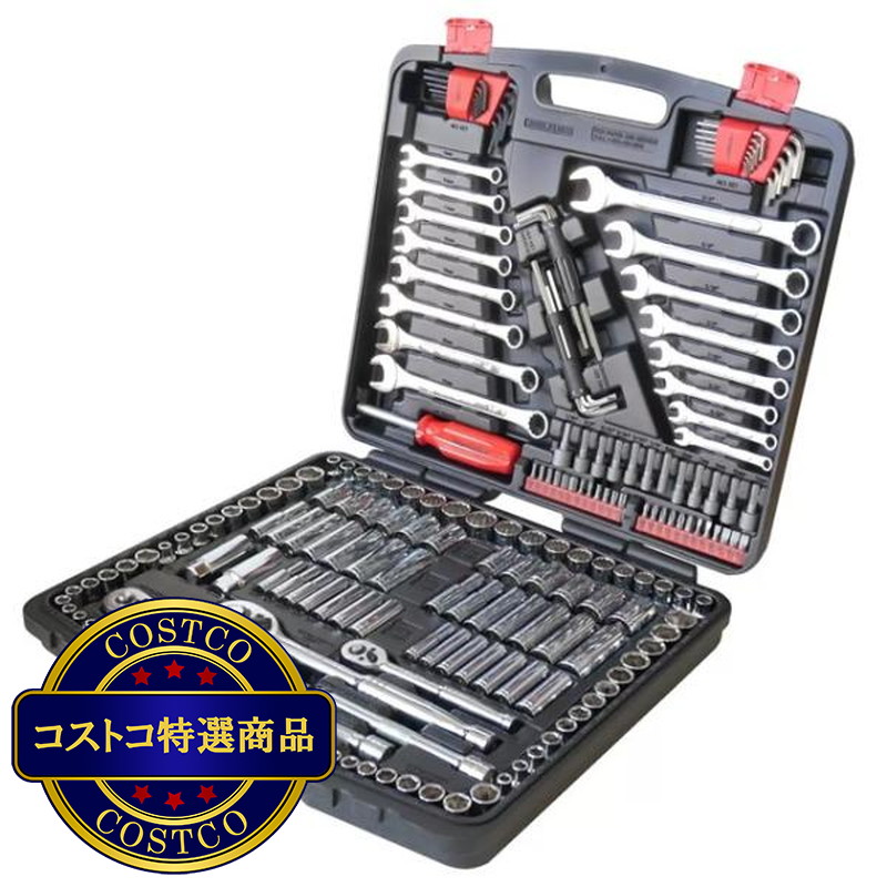 (コストコ) POWER BUILT メカニックツールセット 201ピース - 画像 (2)
