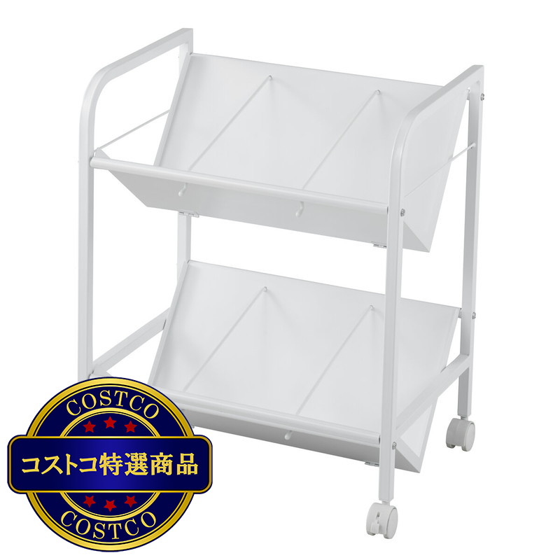 (コストコ) ナカバヤシ ファイルカート 2段