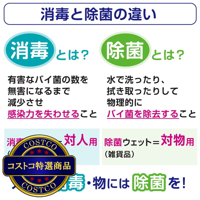 (コストコ) スコッティ ウェットティッシュ 消毒タイプ 本体 80枚入り×12個 - 画像 (3)