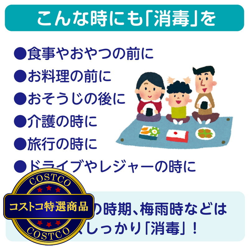 (コストコ) スコッティ ウェットティッシュ 消毒タイプ 本体 80枚入り×12個 - 画像 (4)
