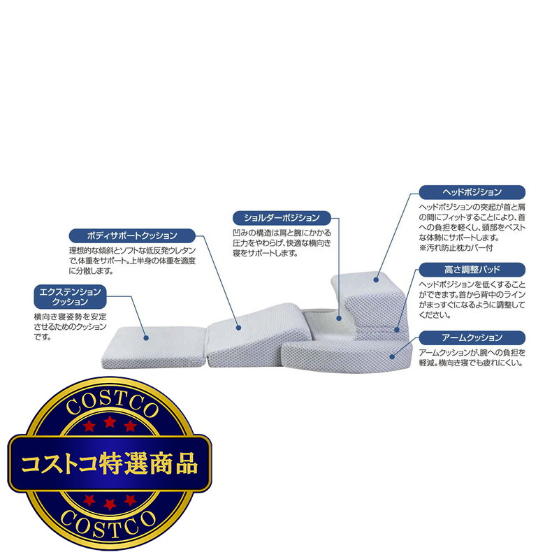 (コストコ) フランスベッド いびき対策枕 - 画像 (4)
