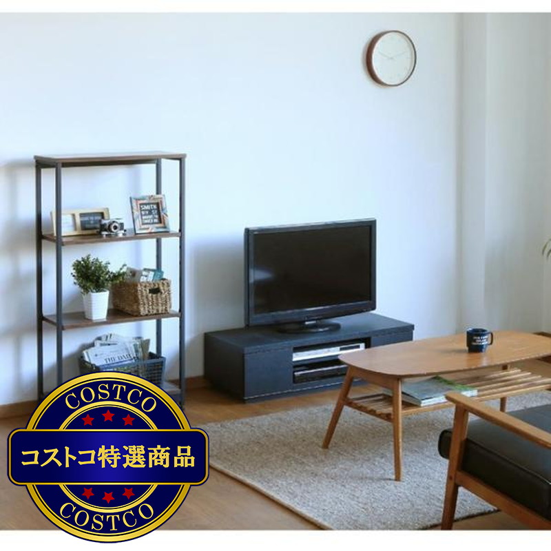(コストコ) アイリスオーヤマ スチールウッドラック 幅62cm 4段 SWR-6212 251470 - 画像 (2)