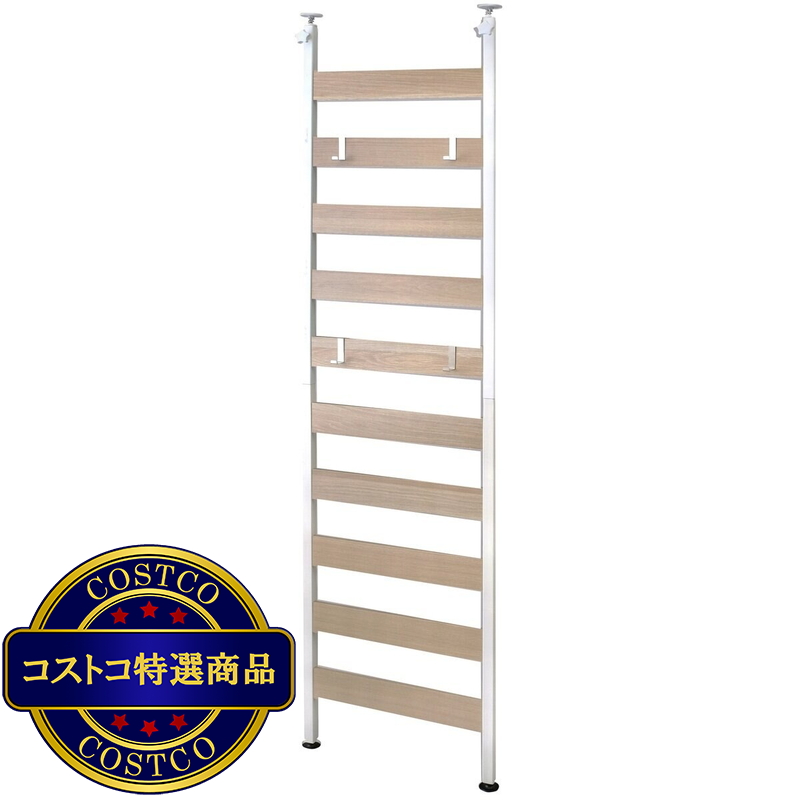 アイリスオーヤマ ウッドウォールラック 幅48.1cm WLR-46 - 画像 (2)