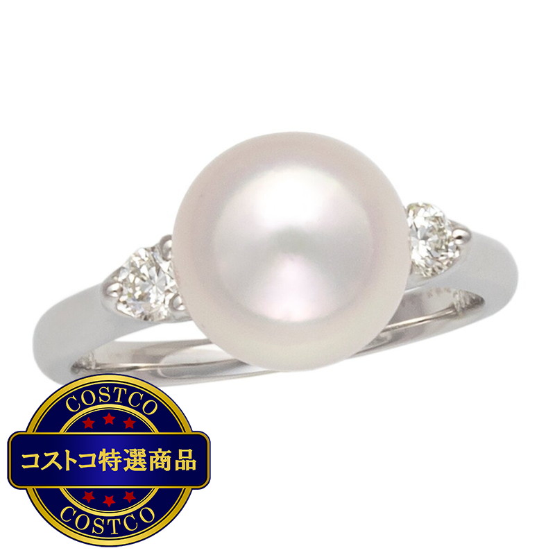 (コストコ) あこや 花珠 パール リング SHK0168-90