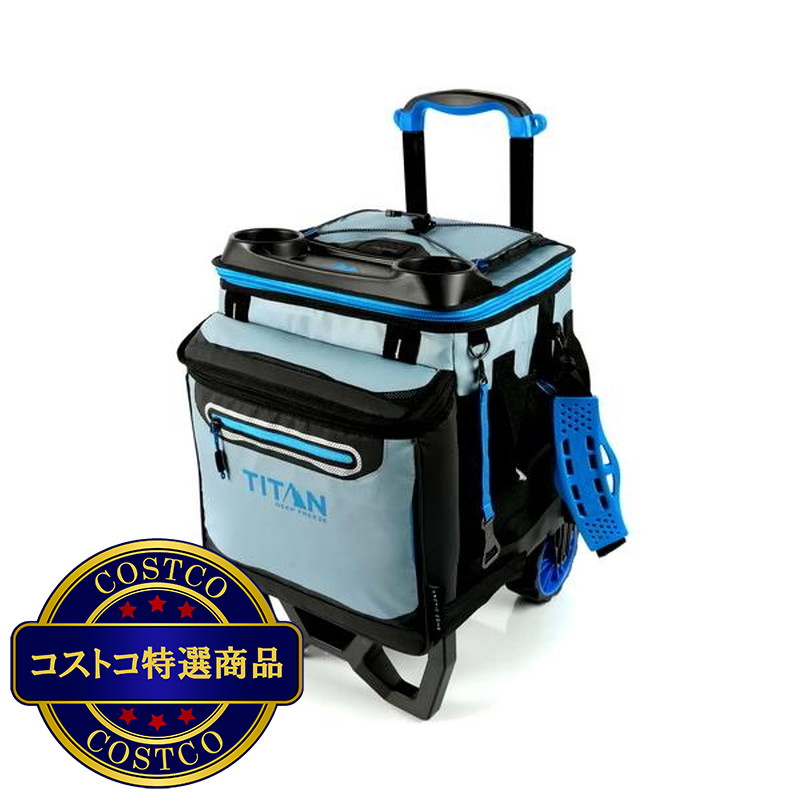 (コストコ) タイタン 60缶クーラーバッグ キャリーカート付き