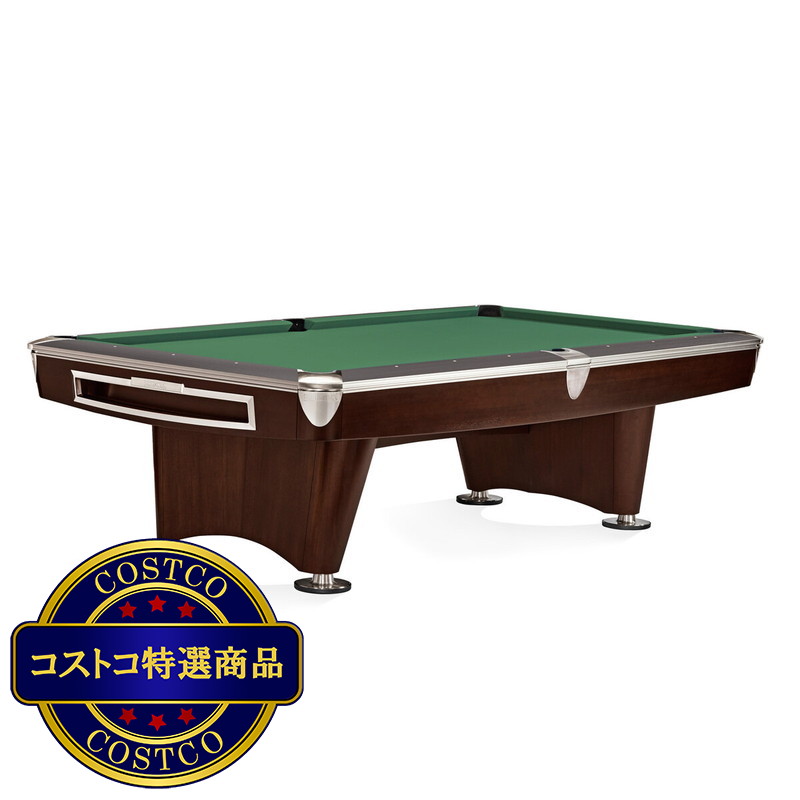 (コストコ) ブランズウィック ゴールドクラウン VI 9フィート ビリヤードテーブル 付属品セット