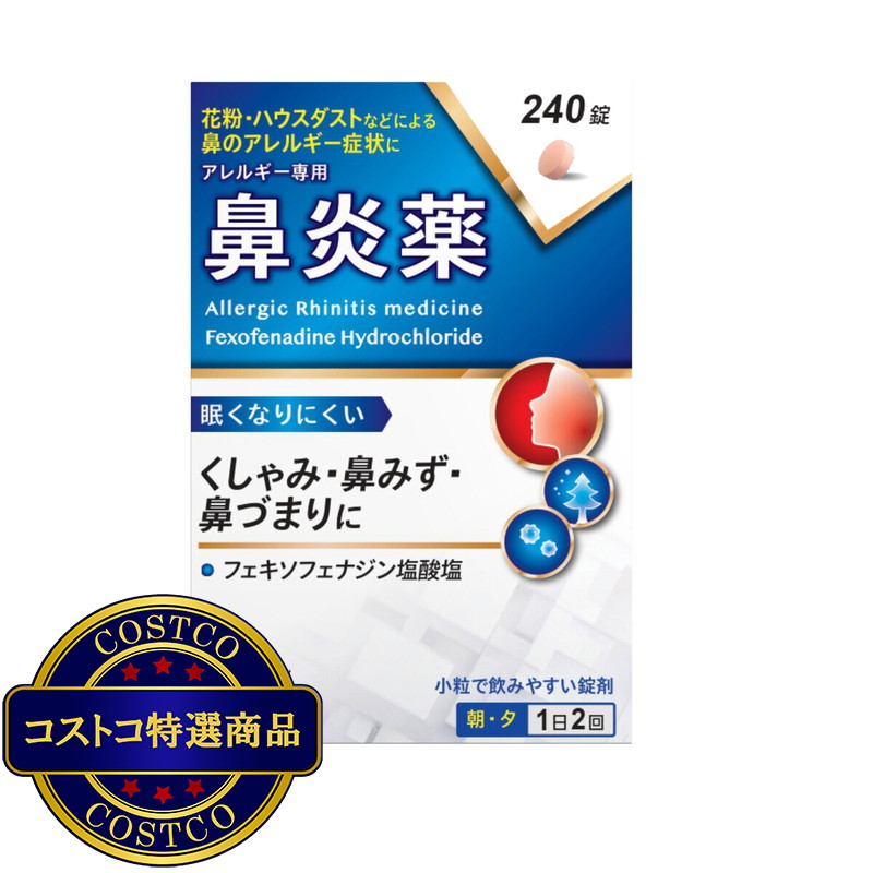 (コストコ) 【第2類医薬品】フェキソフェナジン配合 FX鼻炎錠エース 240錠　セルフメディケーション税制対象商品
