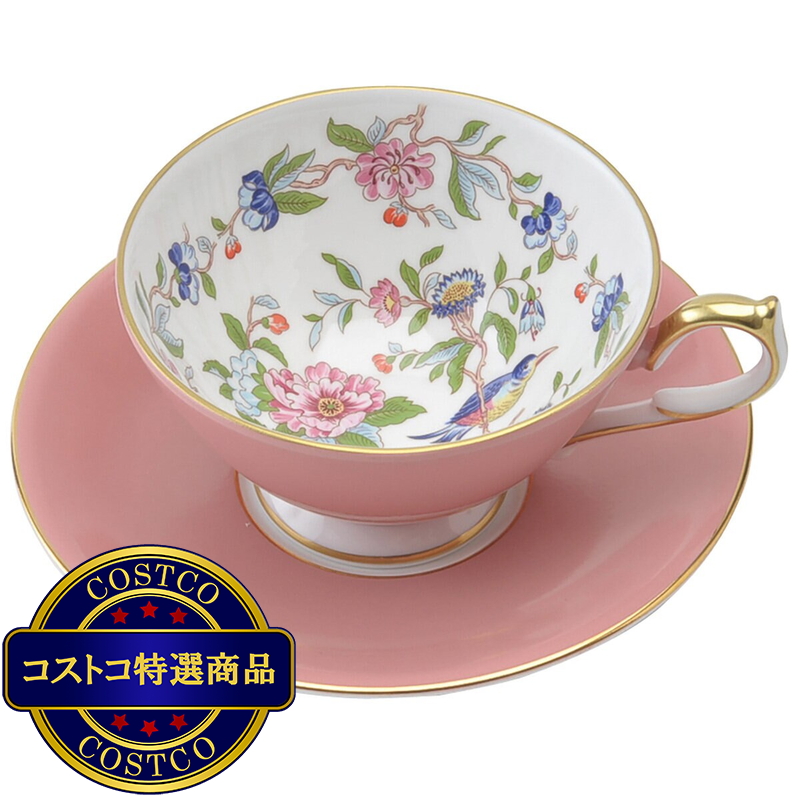 (コストコ) エインズレイ ペンブロック ティーカップ & ソーサー アセンズ - 画像 (3)