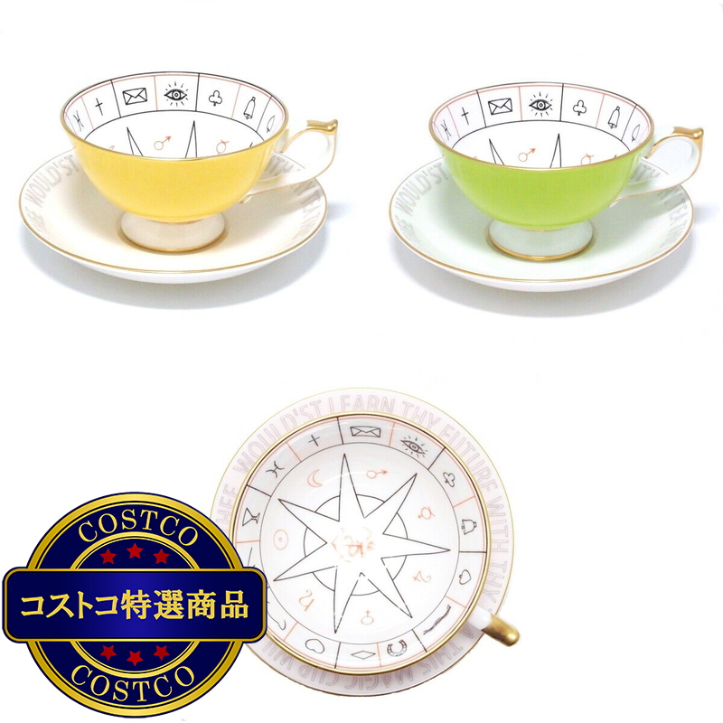 エインズレイ フォーチュン テリング ティーカップ & ソーサー ネルロス - 画像 (2)