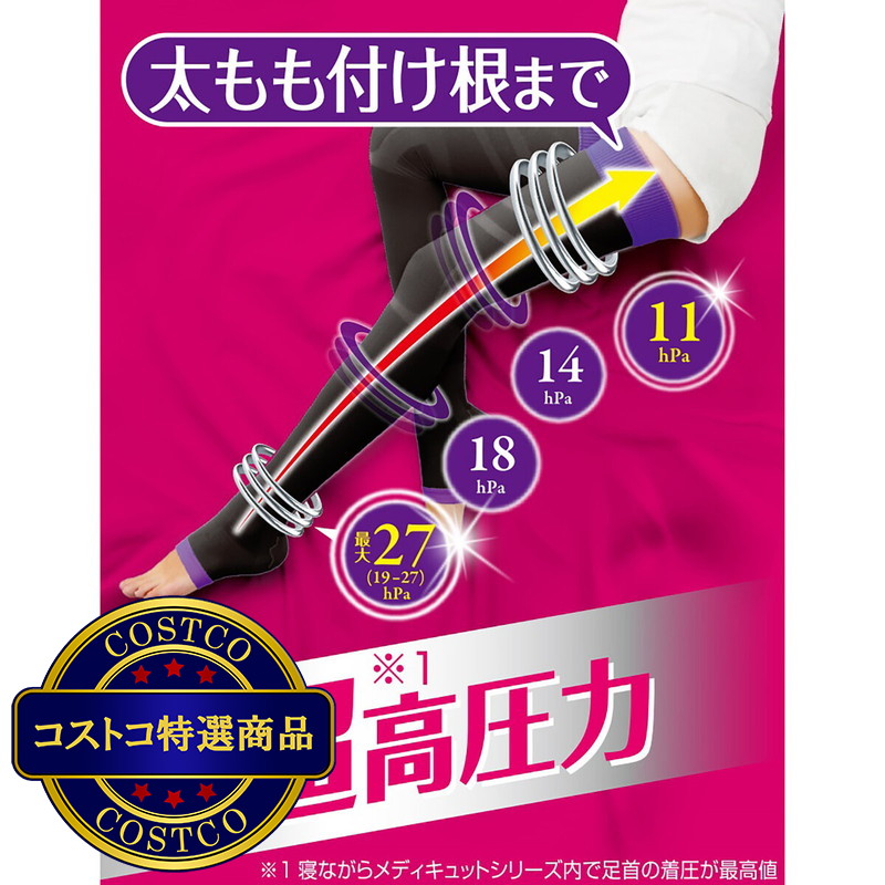 (コストコ) 寝ながらメディキュット フルレッグ EX 2 個パック - 画像 (3)