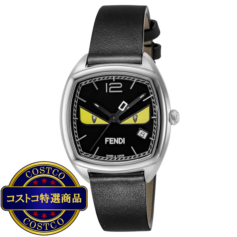 (コストコ) フェンディ モメント ブラック レディース ウォッチ F222031611D1
