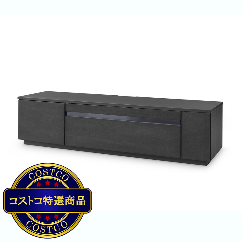(コストコ) アイリスオーヤマ ボックステレビ台 アッパータイプ ブラック - 画像 (2)