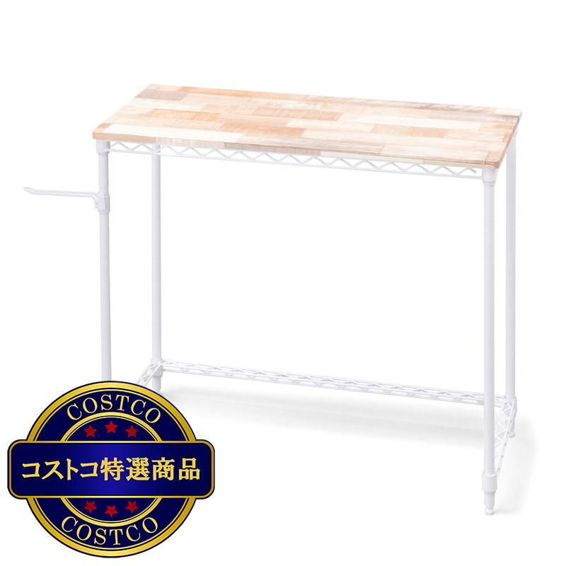 (コストコ) アイリスオーヤマ  カラーメタルラック デスク   W81 x D36 x H72 cm  MM-D81361