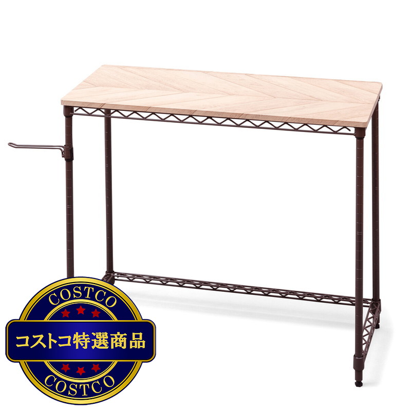 (コストコ) アイリスオーヤマ カラーメタルラック デスク W81 x D36 x H72 cm MM-D81361 - 画像 (3)