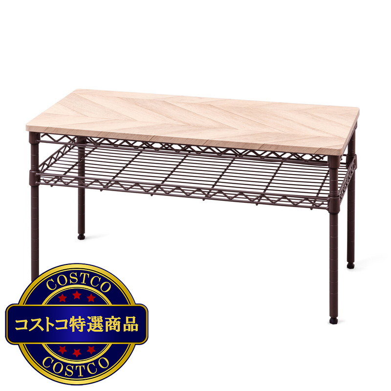 (コストコ) アイリスオーヤマ カラーメタルラック テーブル W76 x D36 x H40 cm CMM-T76362 - 画像 (3)