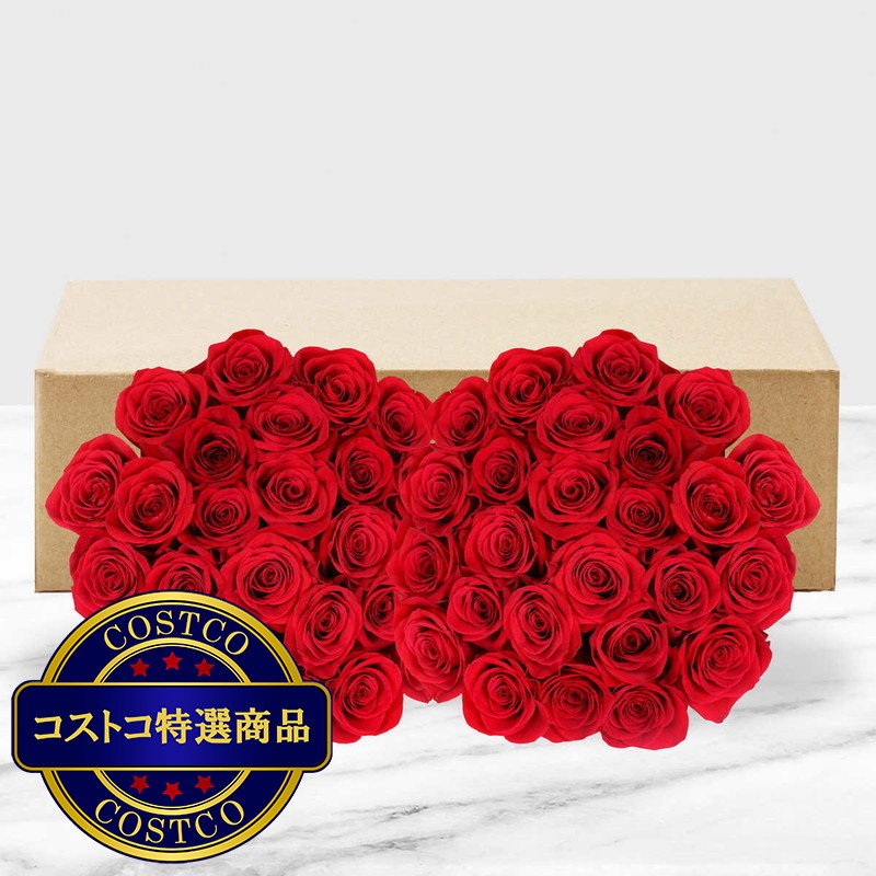 (コストコ) バラ 50本 赤 - 画像 (2)