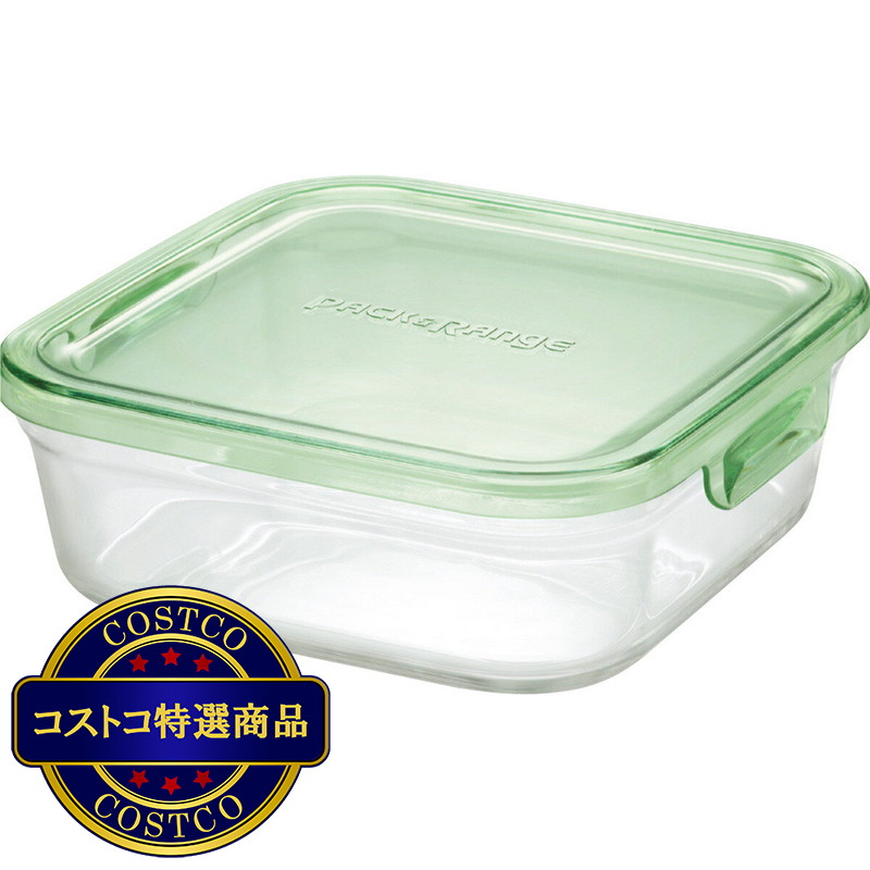 (コストコ) イワキ パック&レンジ 800ml 耐熱ガラス保存容器