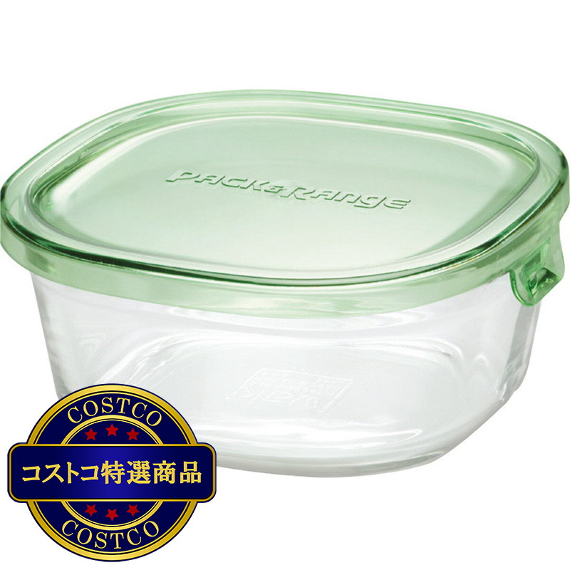 (コストコ) イワキ パック&レンジ 450ml 耐熱ガラス保存容器