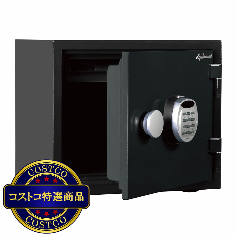 (コストコ) ディプロマット 耐火・耐水デザイン金庫 クリスタルシリーズ 19L A119R3WR - 画像 (2)
