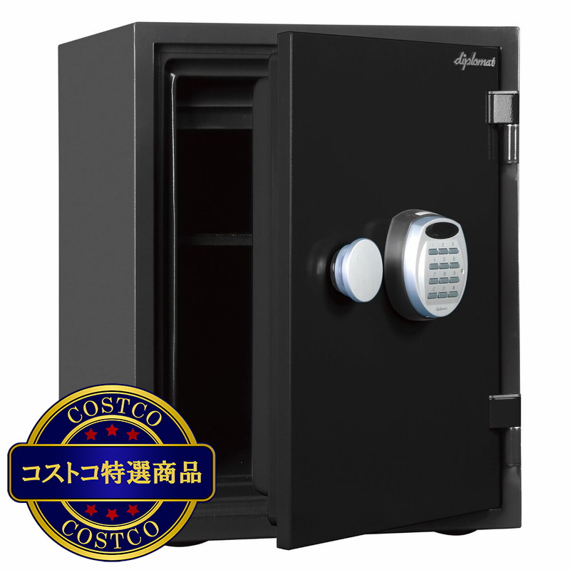 (コストコ) ディプロマット 耐火・耐水デザイン金庫 クリスタルシリーズ 36L A530R3WR - 画像 (2)