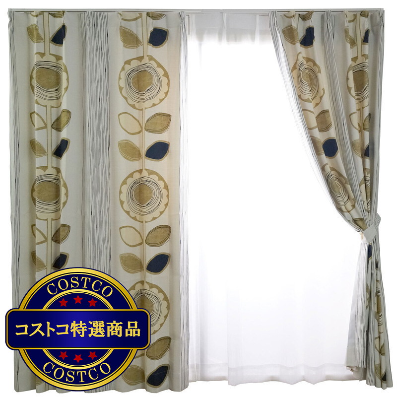 (コストコ) Design Life ドレープ カーテン 100 x 200 cm - 画像 (4)