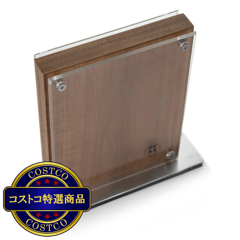 (コストコ) シュミットブラザーズ カトラリー ミッドタウン ナイフブロック アカシア材 - 画像 (2)