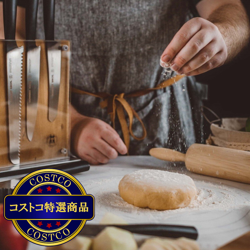 (コストコ) シュミットブラザーズ カトラリー ミッドタウン ナイフブロック アカシア材 - 画像 (4)