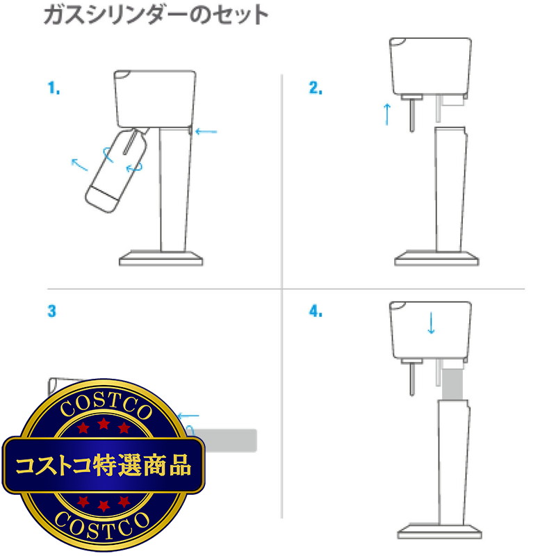 (コストコ) ソーダストリーム ジェネシス スターターキット - 画像 (4)
