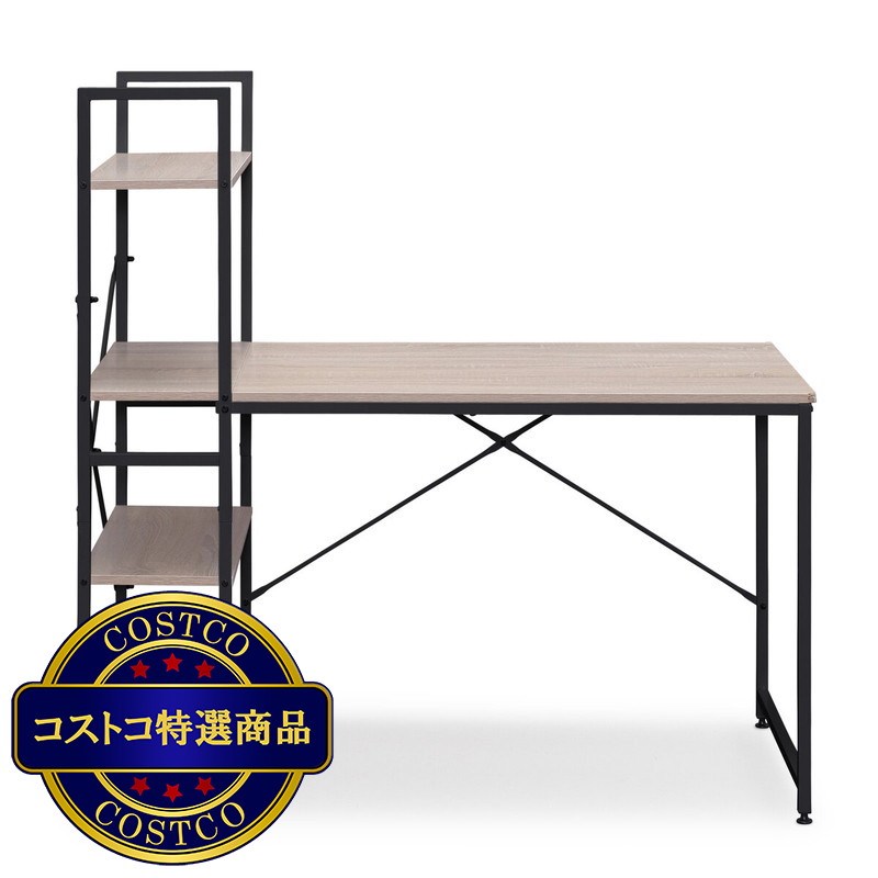 (コストコ) アイリスオーヤマ ラック付きデスク1200×620 RDK-1262 - 画像 (2)