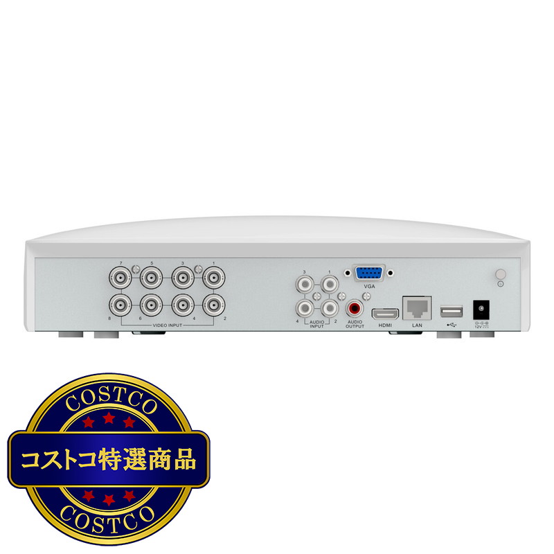 (コストコ) Swann(スワン)DVRシステム 2TBHDD 8チャンネル4Kカメラ6台セット - 画像 (2)
