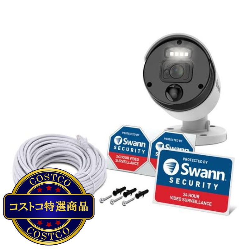 (コストコ) Swann(スワン)NVR 4K バレットカメラ SONHD-875WLB-JP - 画像 (4)