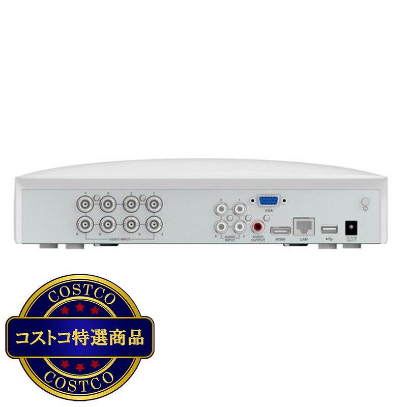(コストコ) Swann 8CH 4K DVRシステム 2TB 警告ライト バレット型 カメラ8台 - 画像 (3)