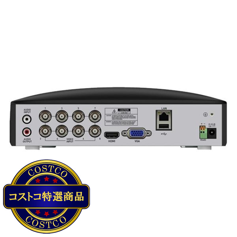 (コストコ) Swann 8CH 1080 DVRシステム 2TB Enforcer バレット型 カメラ4台&ドーム型 カメラ2台 計6台セット - 画像 (4)