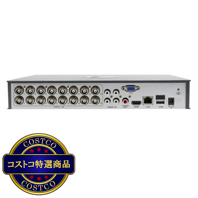 (コストコ) Swann 16CH 1080 DVRシステム 2TB Enforcer バレット型 カメラ8台 - 画像 (3)