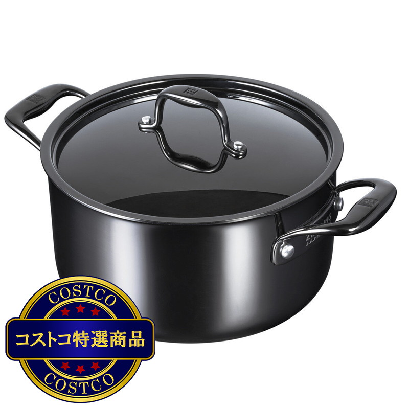 (コストコ) ツヴィリング ネロ ストックポット 24cm 64433-240-0