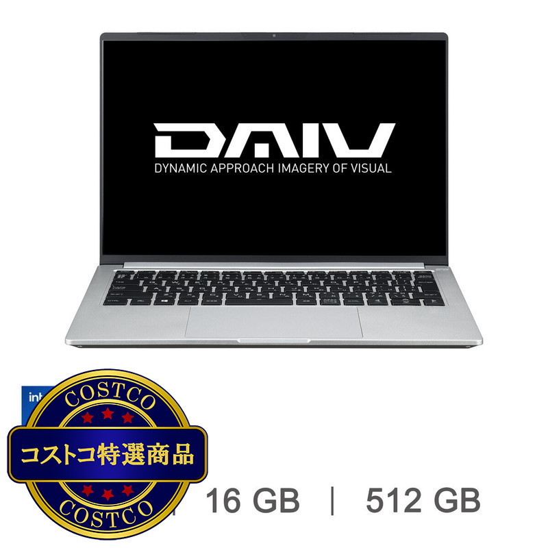 (コストコ) mouse DAIV 14インチ ノートPC MB-4H751ABW11-CT